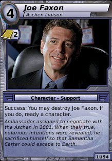 Joe Faxon, Aschen Liaison